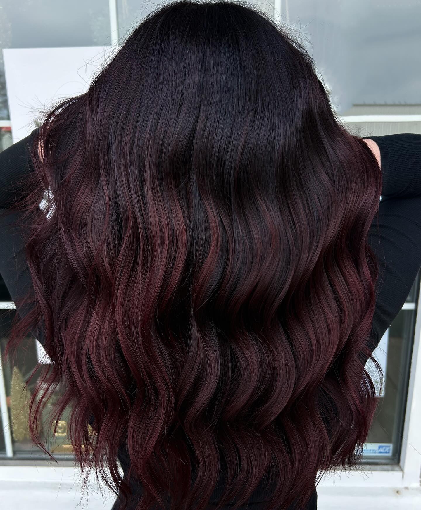 Mahogany Red With Violet Undertones — Winter Hair Colors for Redheads