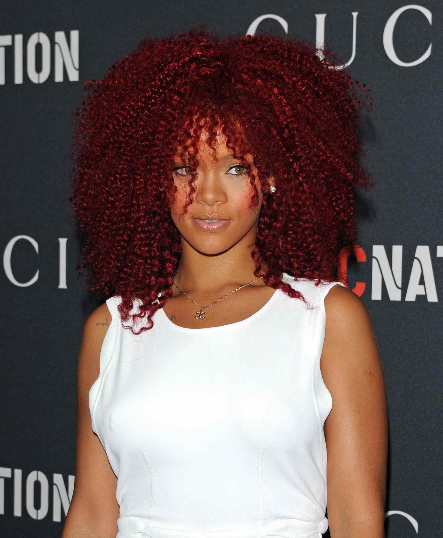 Vibrant Cherry Red Curly Hair — Cherry Cola Hair Color