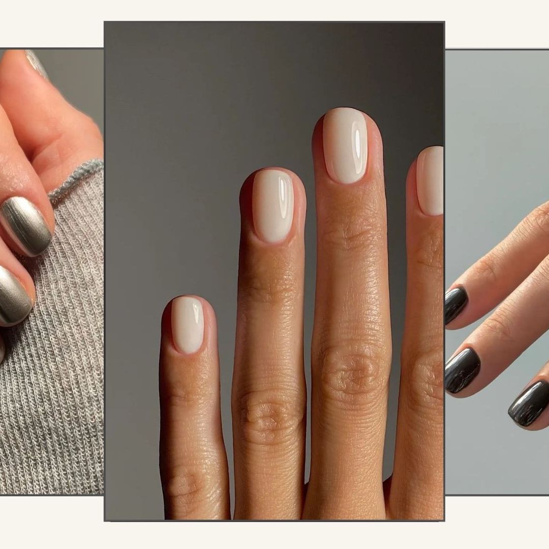 Understated Neutral Beige Short Oval Nails Understated Neutral Beige Short Oval Nails — Natural Winter Nails