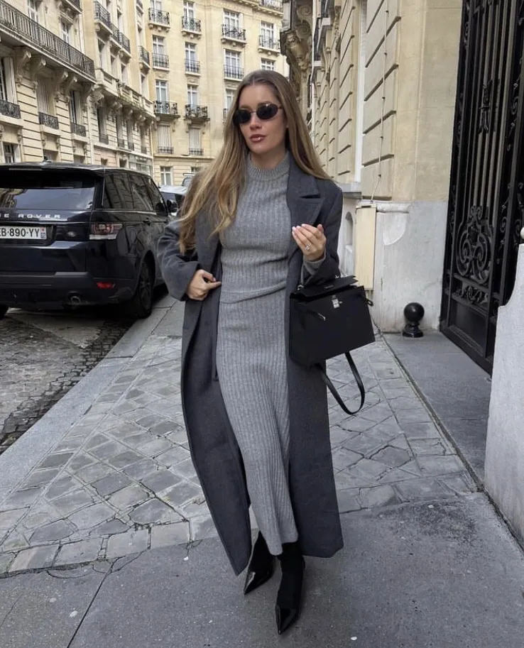 Cropped Black Jacket with Faux Leather Pants Cropped Black Jacket with Faux Leather Pants — Winter Date Night Outfits