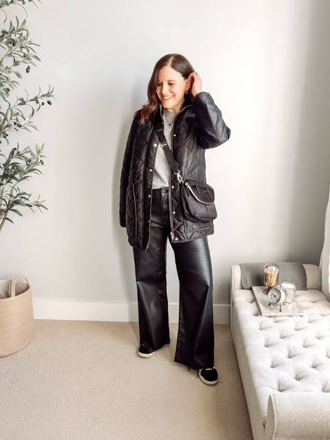 Monochromatic Grey and Black for a Sleek Winter Aesthetic Monochromatic Grey and Black for a Sleek Winter Aesthetic — Winter Outfits for Moms