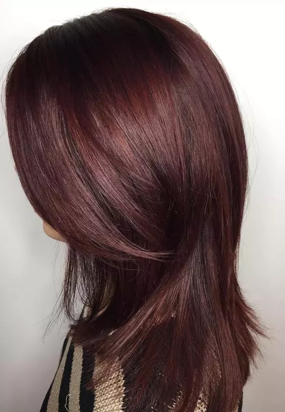 Rich Mahogany Tone Loose Waves Rich Mahogany Tone Loose Waves — Mahogany Hair Color