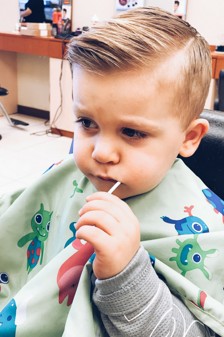 Slicked Back Side Part Slicked Back Side Part — Winter Haircuts for Boys