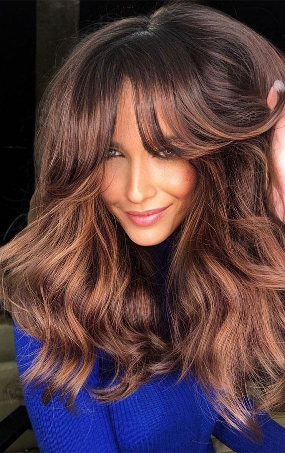 Dark Chocolate With Caramel Highlights — Winter Highlights