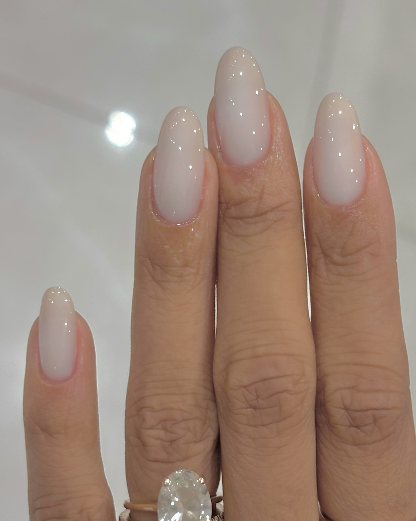 High Gloss Visual Idea High Gloss Visual Idea — Winter Oval Nails