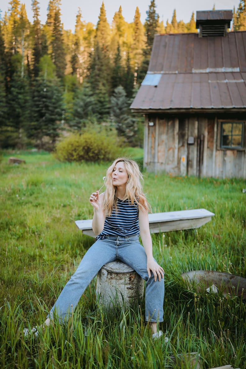 Relaxed Stripes: Tank Top and Wide-Leg Jeans Relaxed Stripes: Tank Top and Wide-Leg Jeans — Cabin Trip Outfits
