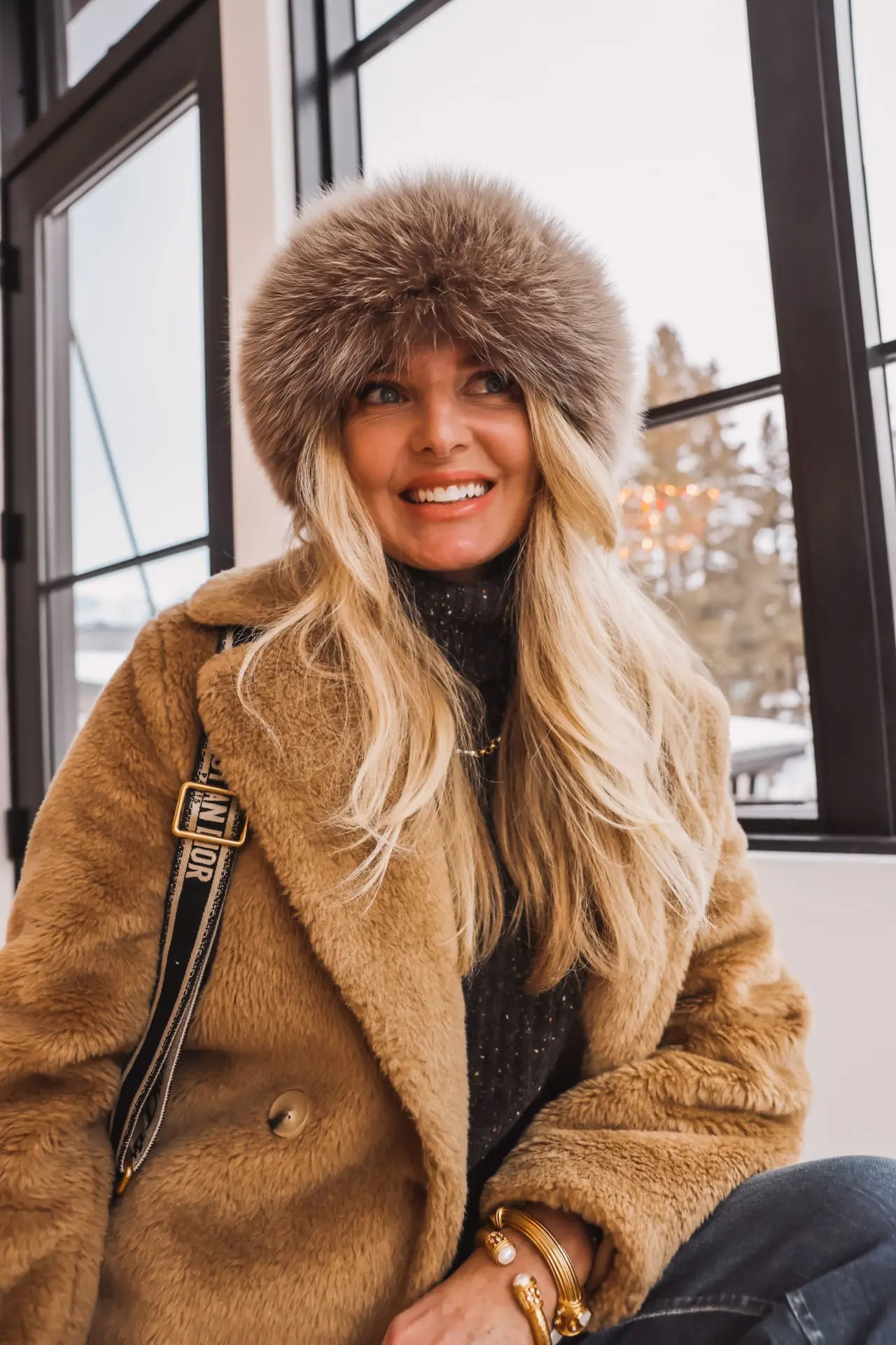 Luxurious Faux Fur Coat and Hat for a Statement Winter Look Luxurious Faux Fur Coat and Hat for a Statement Winter Look — Winter Outfits for Women Over 40