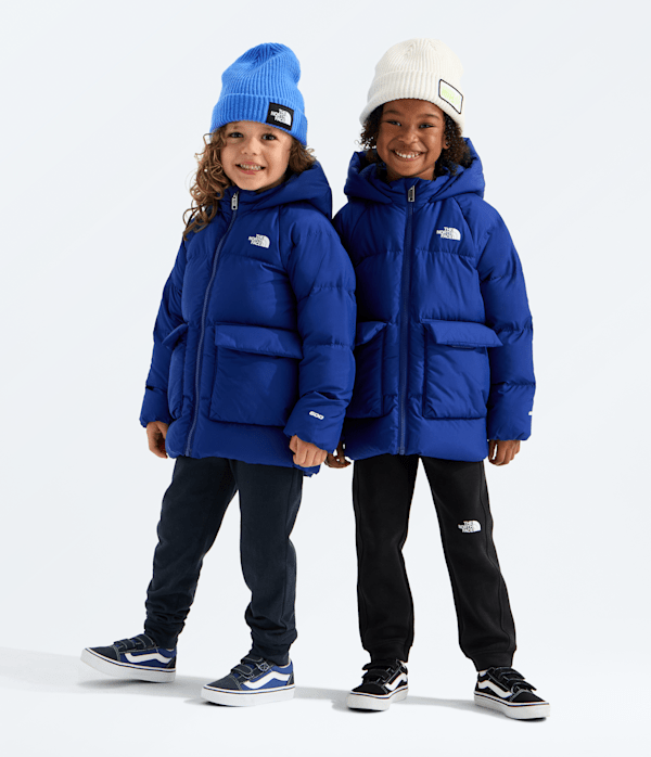 Oversized Royal Blue Puffer Coats for Bold Winter Style Oversized Royal Blue Puffer Coats for Bold Winter Style — Winter Outfits for Kids