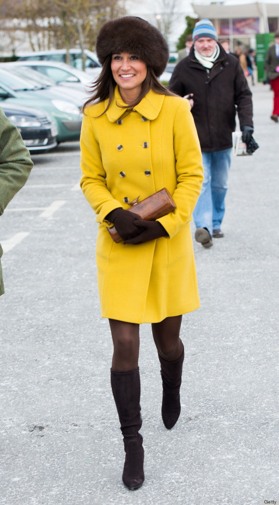 Dark Brown Knee-High Boots Outfit Idea — Fur Hat Outfits