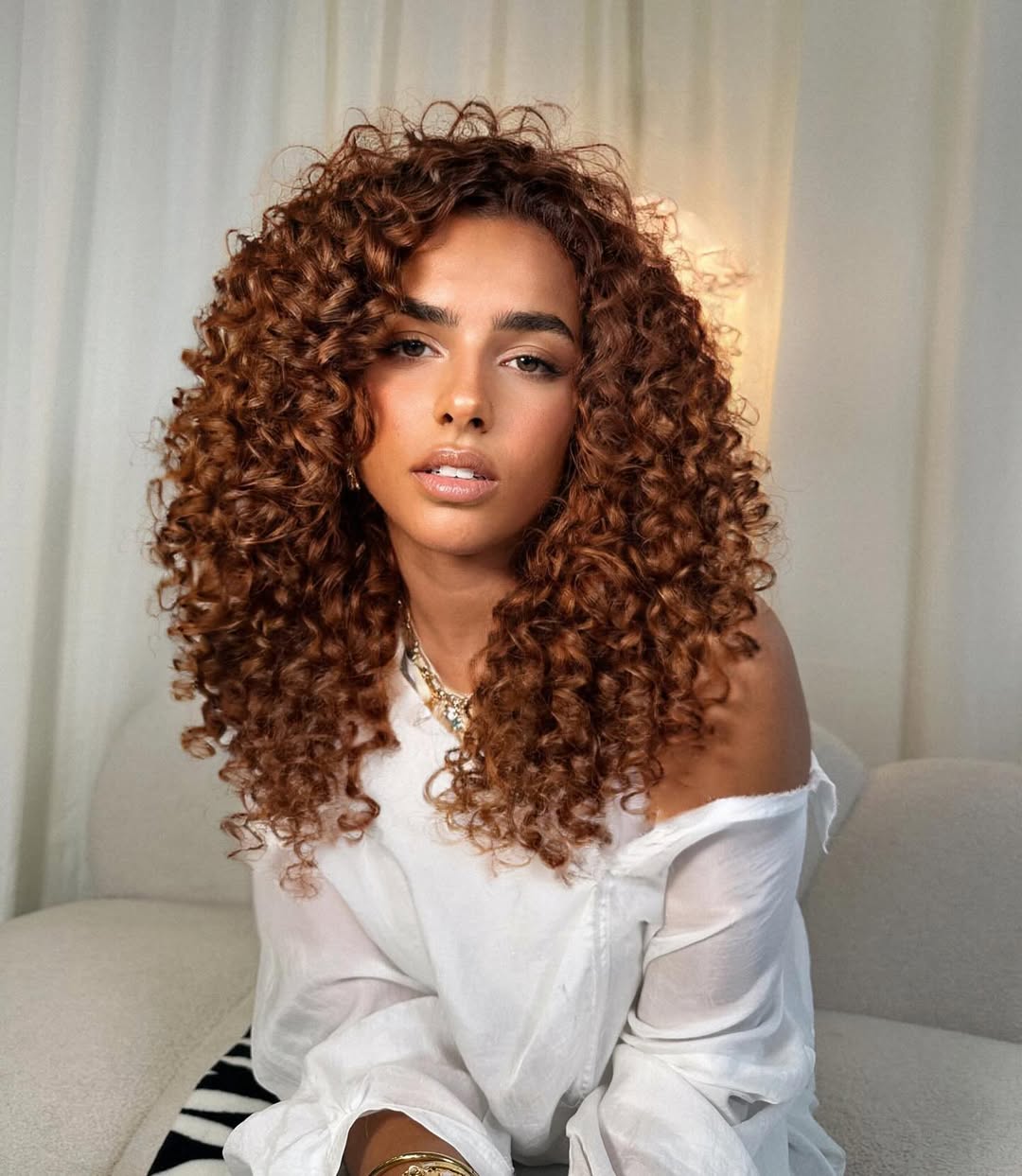 Rich Copper With Warm Highlights — Cool Winter Hair Colors