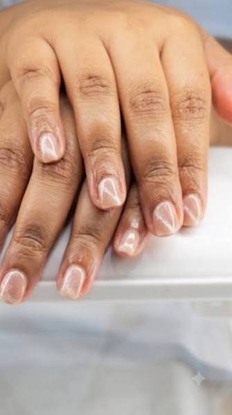 Velvet Cat-Eye Nail Design Velvet Cat-Eye Nail Design — neutral nail colors