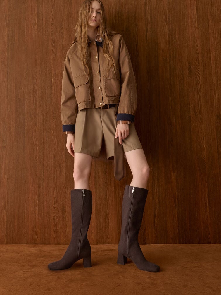 Casual Daytime Outfit Idea — Riding Boots Outfits
