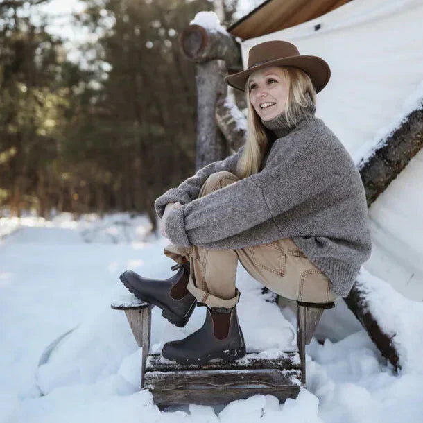 Outdoor Winter Style with Grey Chelsea Boots Outdoor Winter Style with Grey Chelsea Boots — Winter Boots Outfits