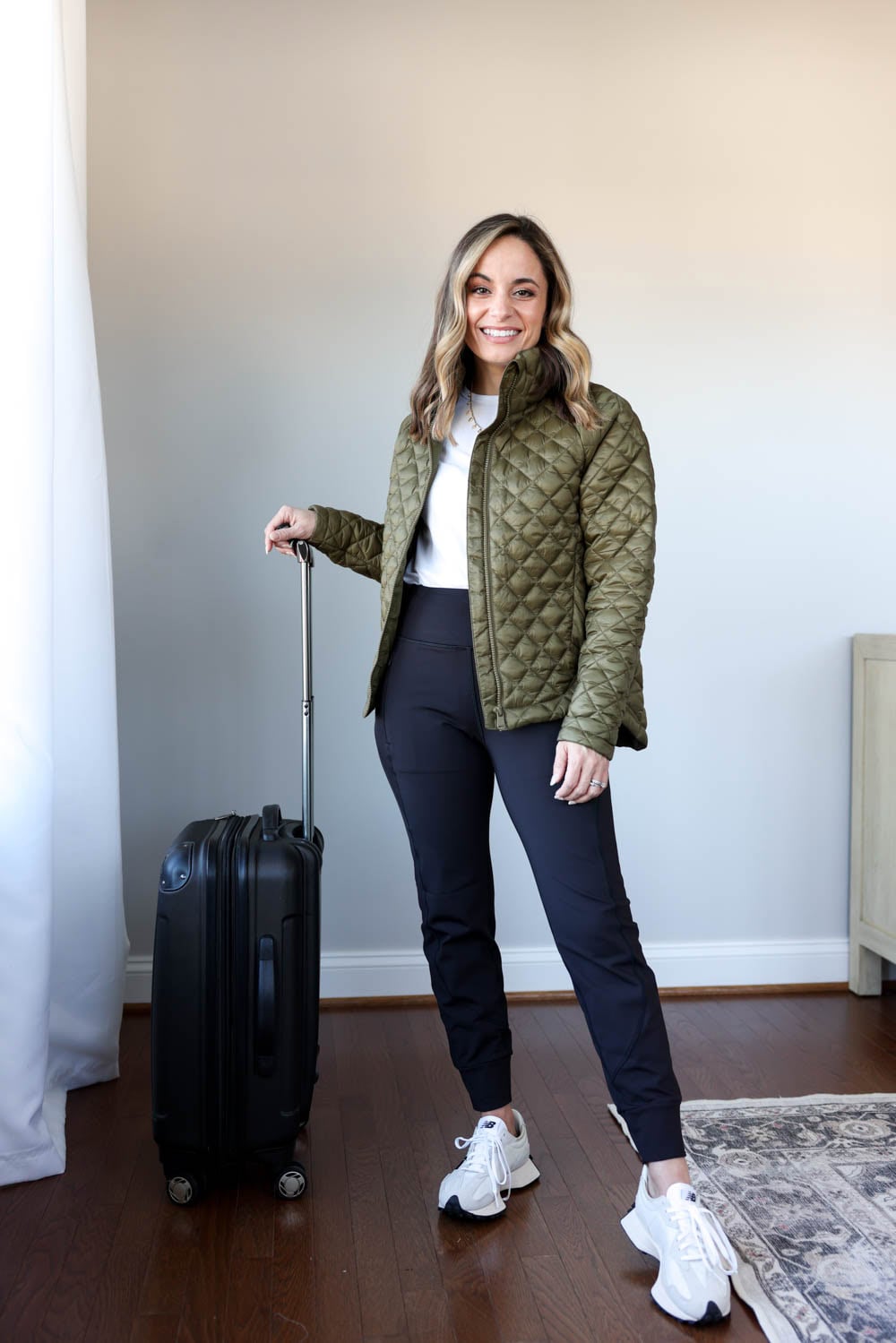 Green Quilted Jacket for Comfortable Travel Style Green Quilted Jacket for Comfortable Travel Style — Winter Outfits