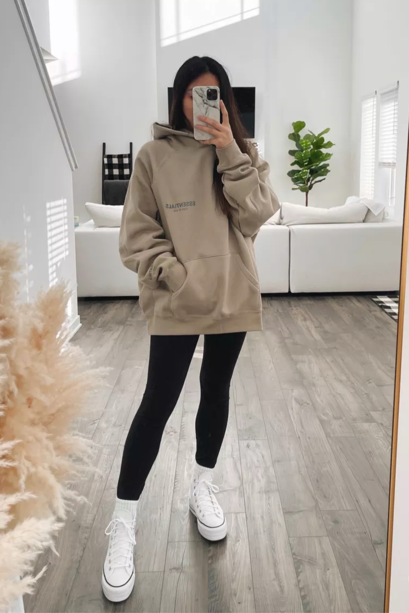 Oversized Hoodie and Leggings: Loungewear Chic — Hoodie Outfits