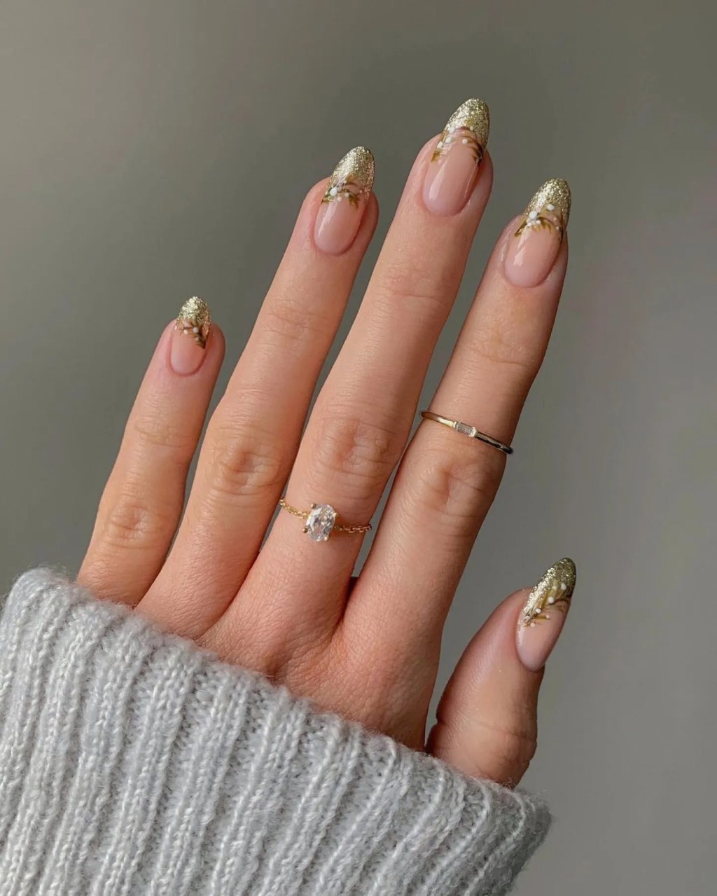Clean Visual Idea — Winter French Tip Nails