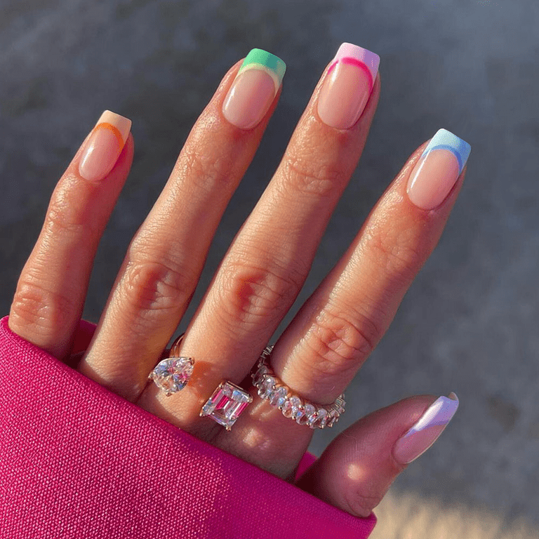 Spring Summer Visual Idea Spring Summer Visual Idea — Short Winter Square Nails