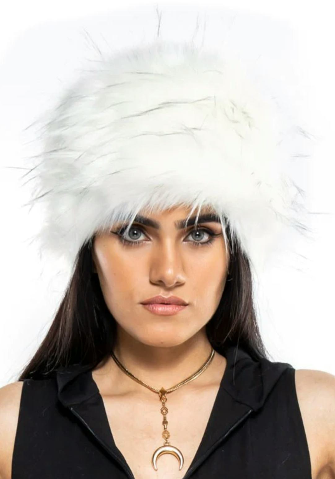 Night Out Outfit Idea — Fur Hat Outfits