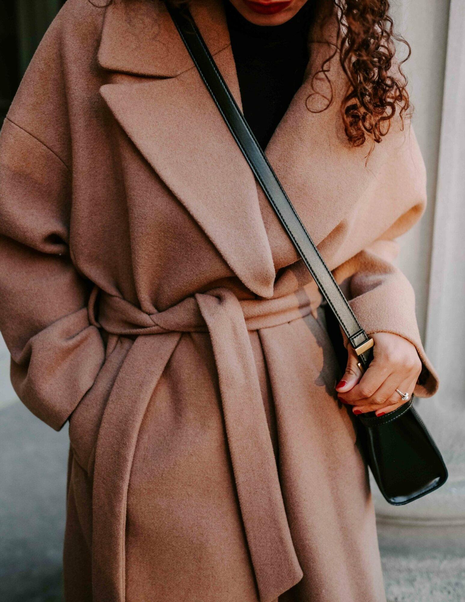 Opulent Faux Fur Coat with Knit Dress Opulent Faux Fur Coat with Knit Dress — Classy Winter Outfits