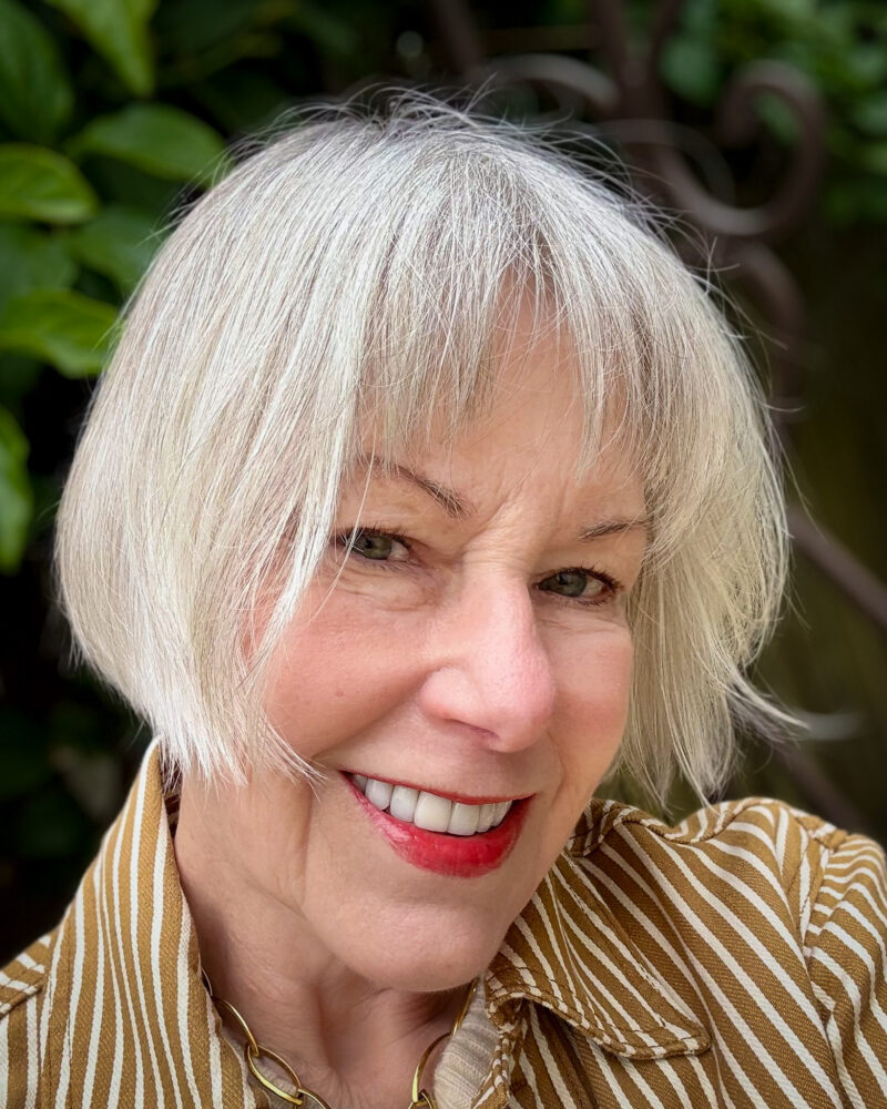 Ash Blonde Blunt Bob With Blunt Bangs Ash Blonde Blunt Bob With Blunt Bangs — Winter Haircuts for Women Over 60