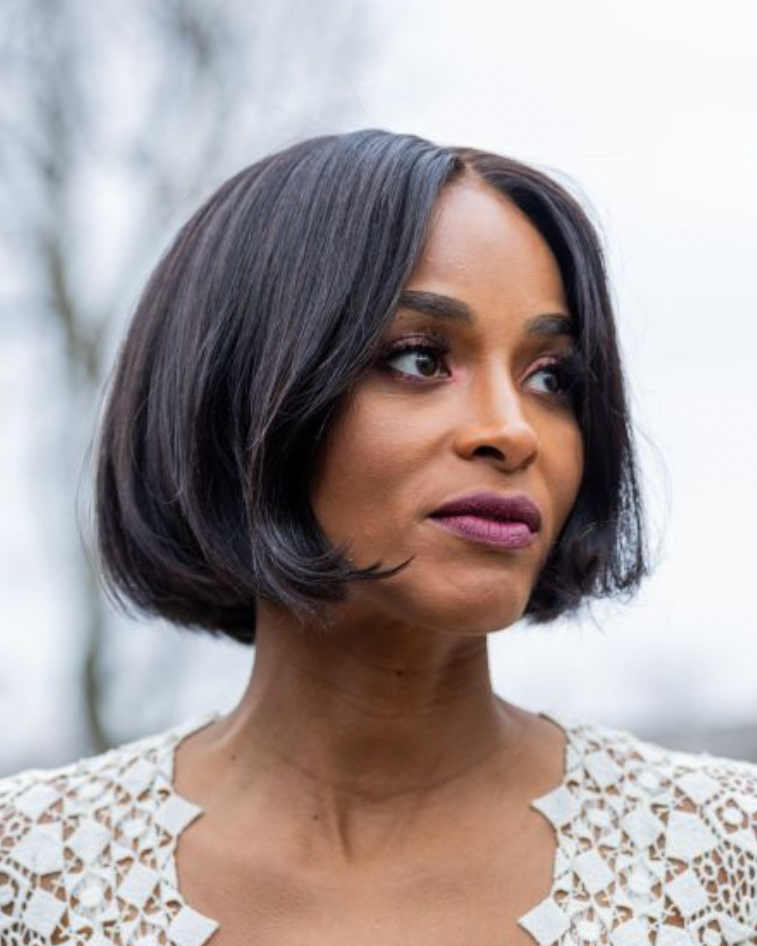Sleek Black Blunt Bob Sleek Black Blunt Bob — Winter Haircuts for Women Over 40