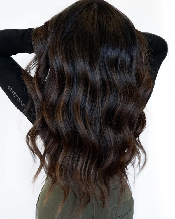 Espresso With Lighter Brown Dimension Espresso With Lighter Brown Dimension — Espresso Brown Hair