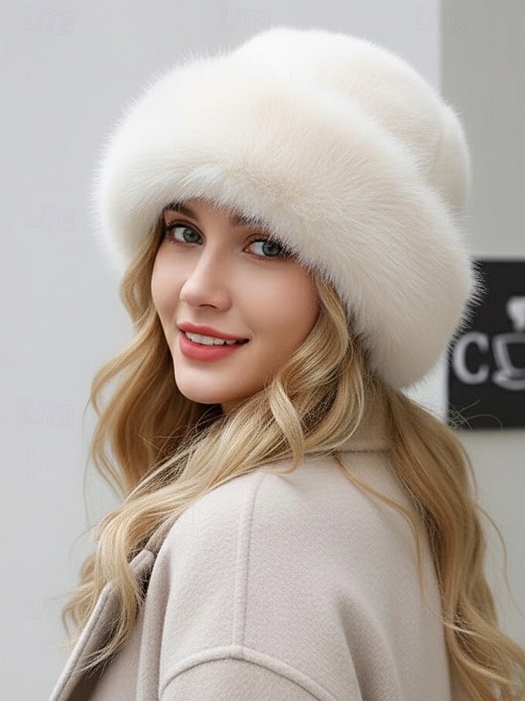 Winter Accessory Outfit Idea — Fur Hat Outfits