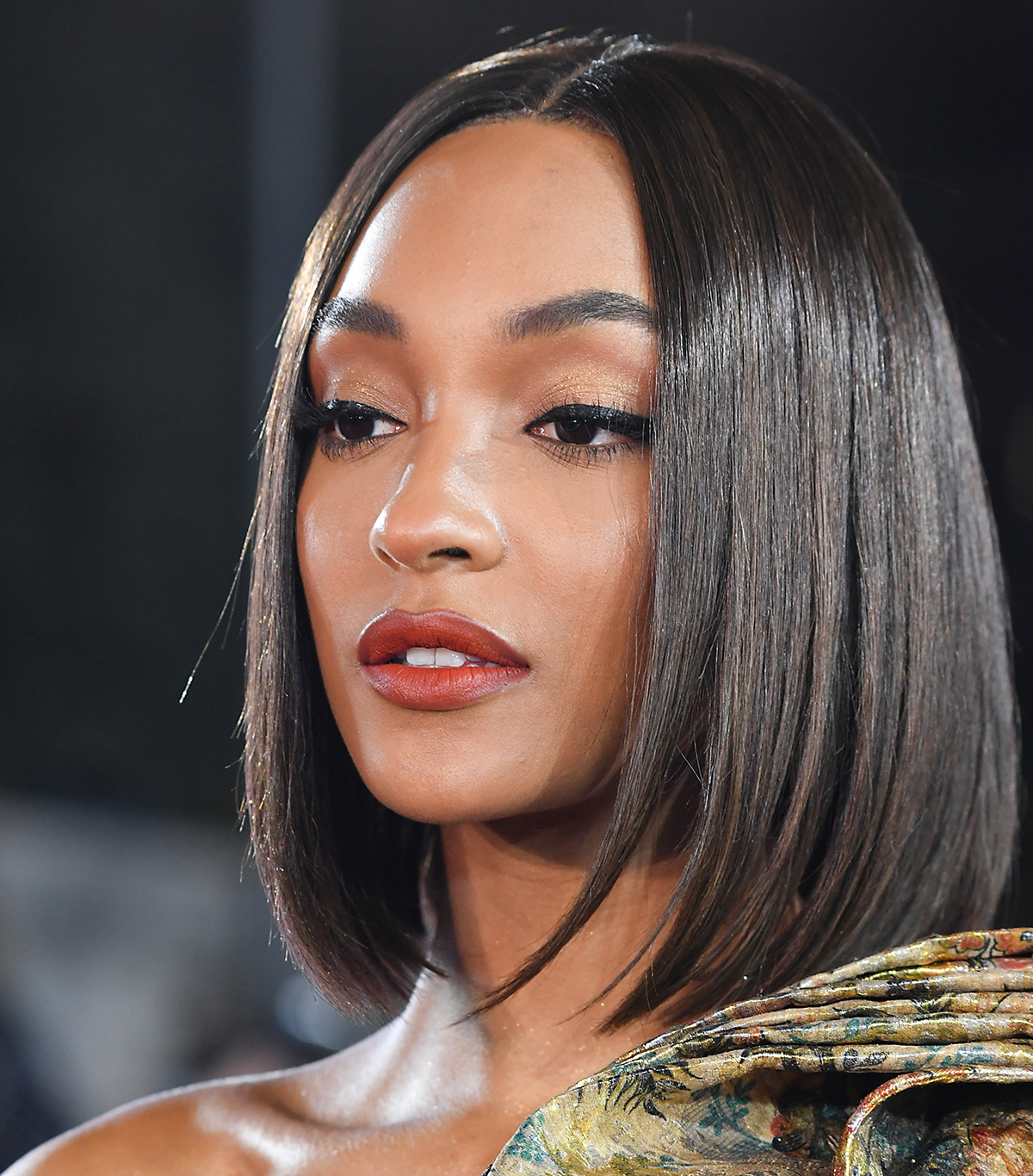Dark Brown Shag With Auburn Undertones — Winter Hair Colors for Black Women