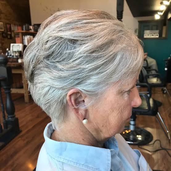 Short Layered Bob With Texture Short Layered Bob With Texture — Winter Haircuts for Women Over 70