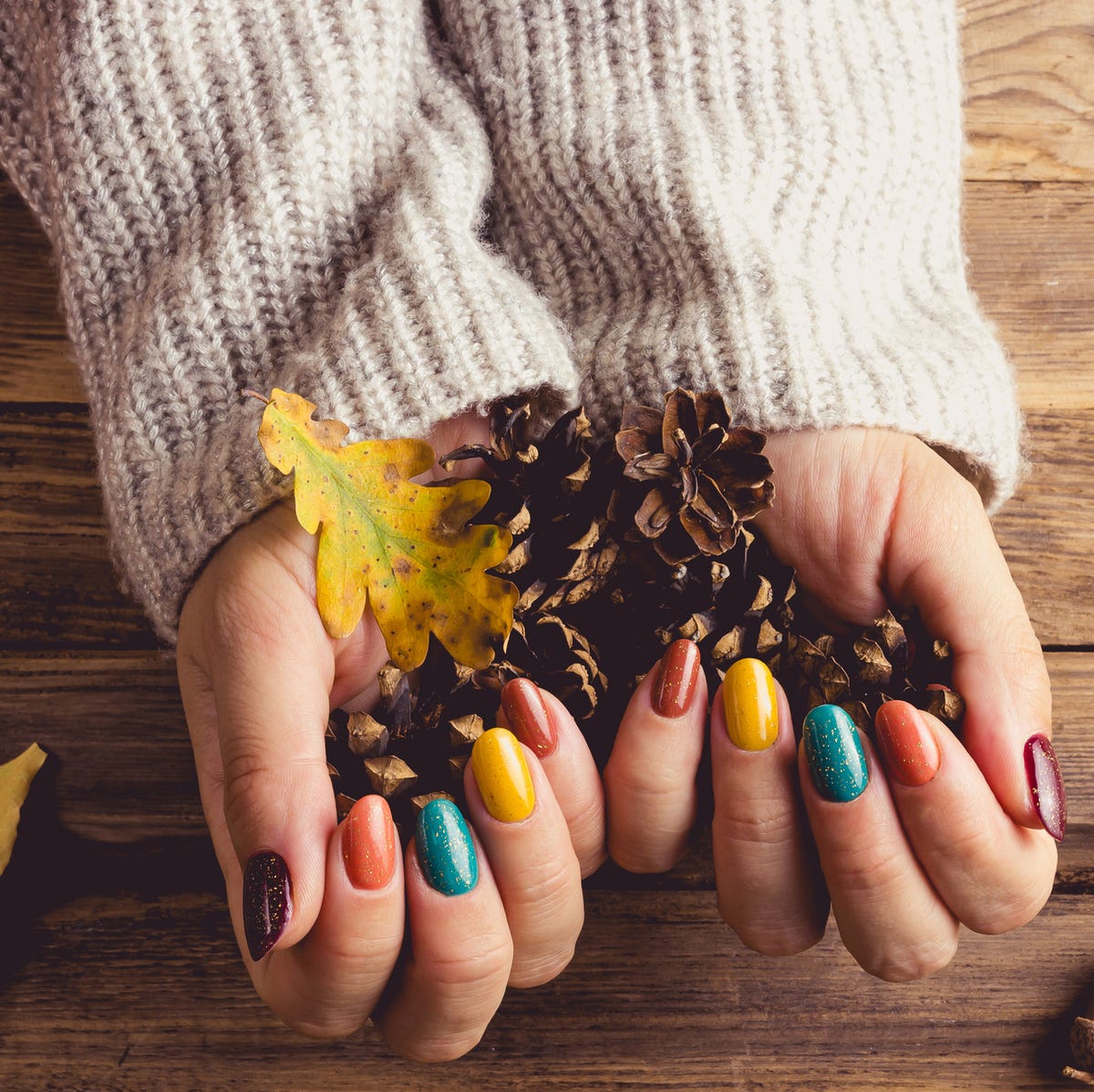 Vibrant Fall Color Block Nails Vibrant Fall Color Block Nails — Fall to Winter Nails
