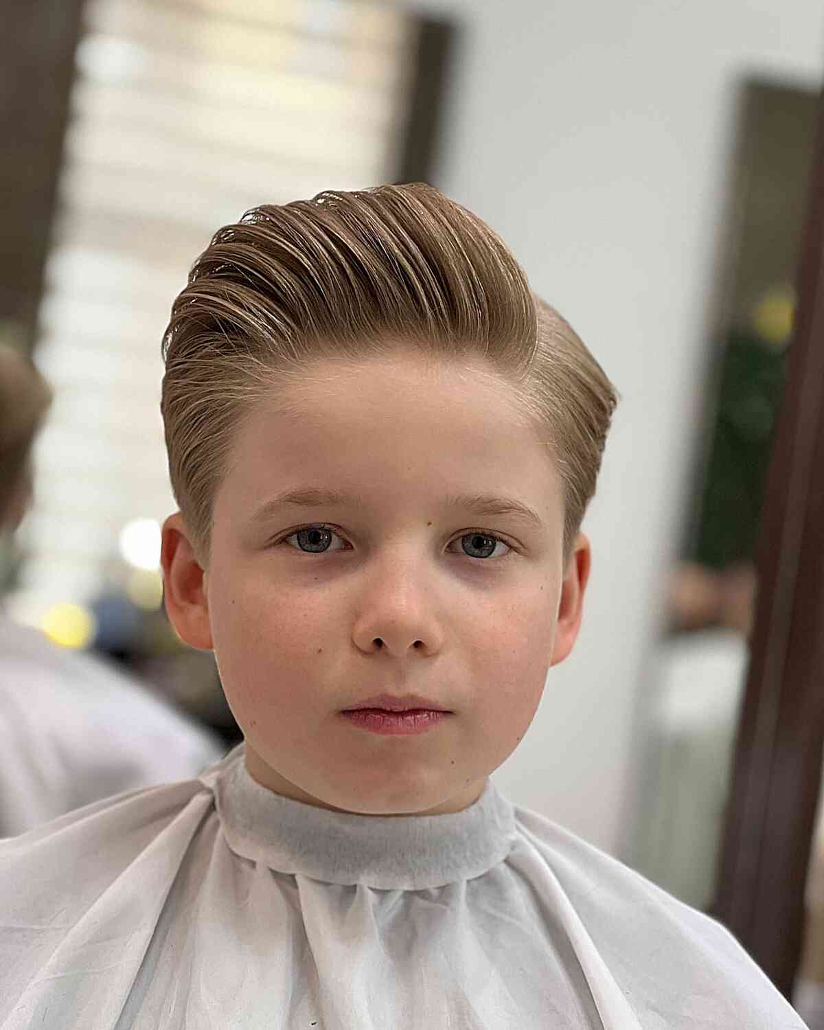 Voluminous Side Part With Volume Voluminous Side Part With Volume — Winter Haircuts for Boys