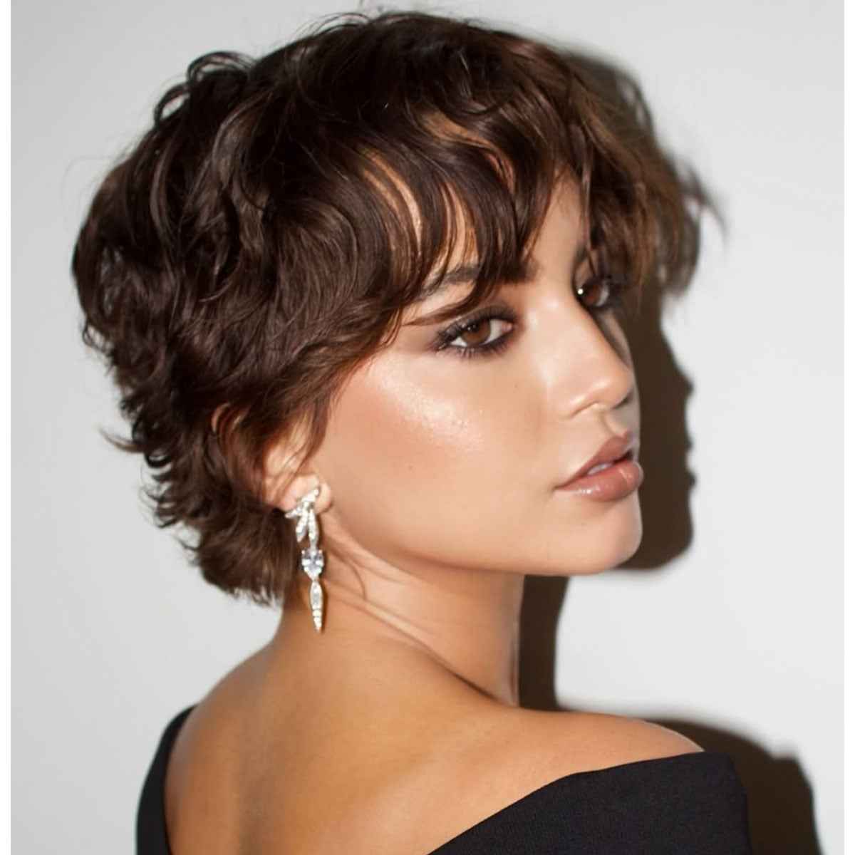 Textured Pixie With Wispy Bangs — Winter Hair Colors for Short Hair