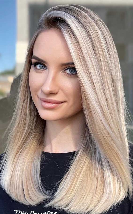 Seamless Brown to Blonde Color Melt Seamless Brown to Blonde Color Melt — Winter Hair Colors for Blondes