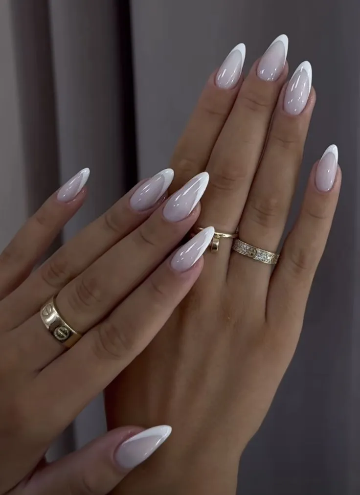 Milky White French Tips Milky White French Tips — french nail designs