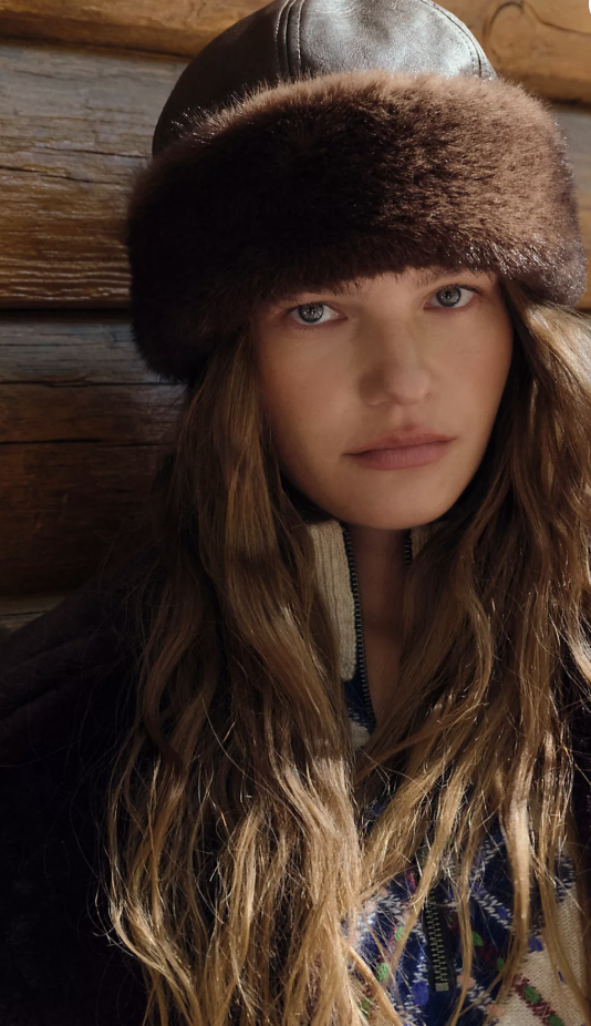 Casual Outfit Idea — Fur Hat Outfits