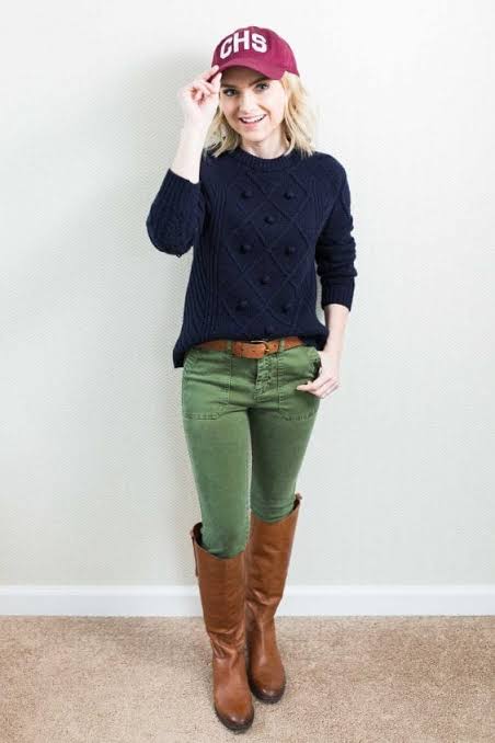 Casual Outfit Idea — Riding Boots Outfits