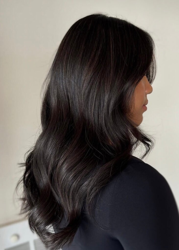 Espresso Brown Solid Glossy Solid Espresso Collarbone Blowout Espresso Brown Solid Glossy Solid Espresso Collarbone Blowout — Espresso Brown Hair