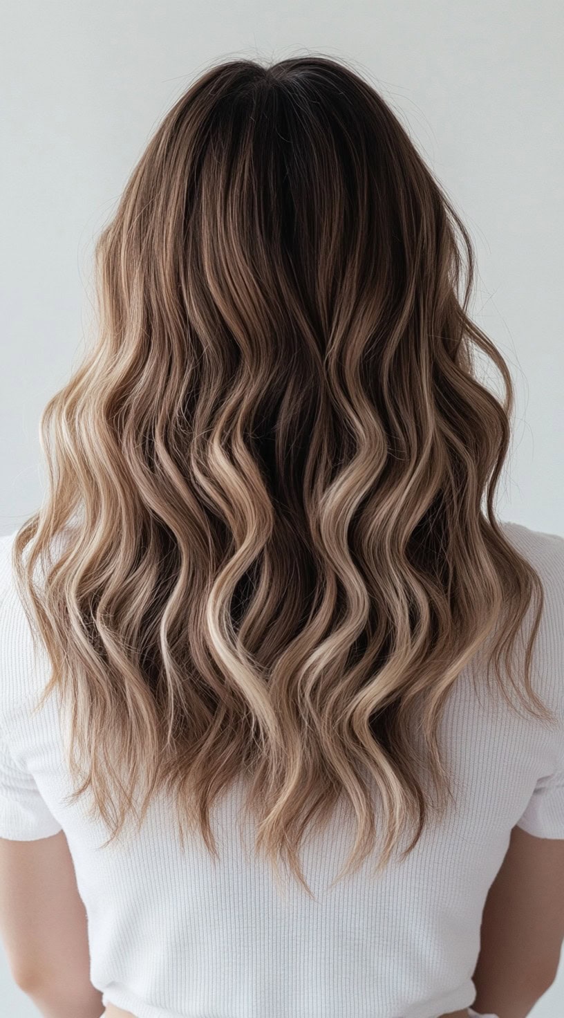 Dark Blonde With Platinum Balayage Dark Blonde With Platinum Balayage — Winter Balayage
