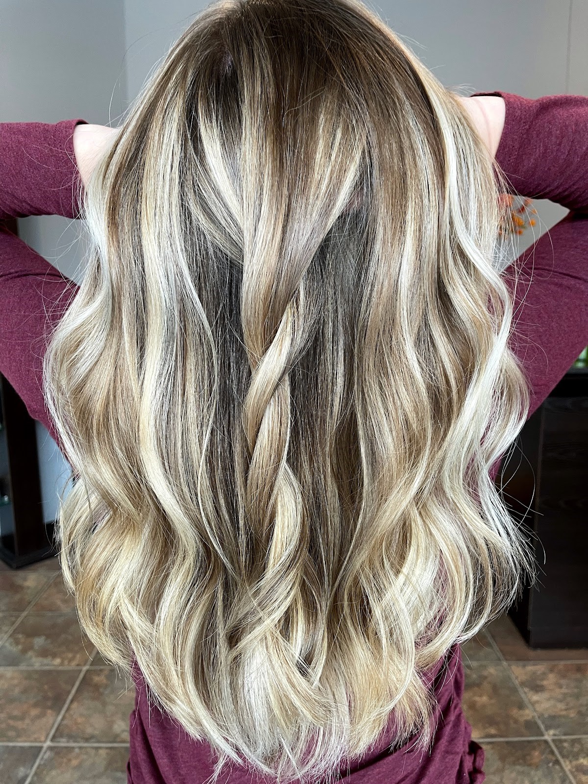 Layers Dark Blonde With Visible Lowlights — Lowlights for Blonde Hair