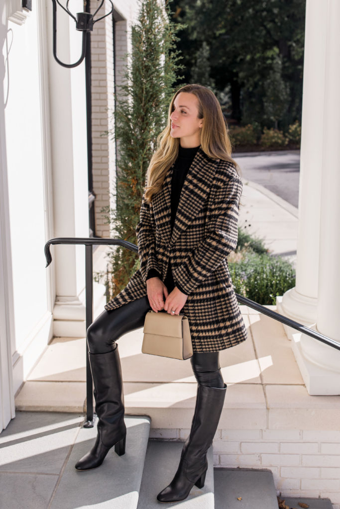Smart Casual Outfit Idea — Leather Pants Outfits