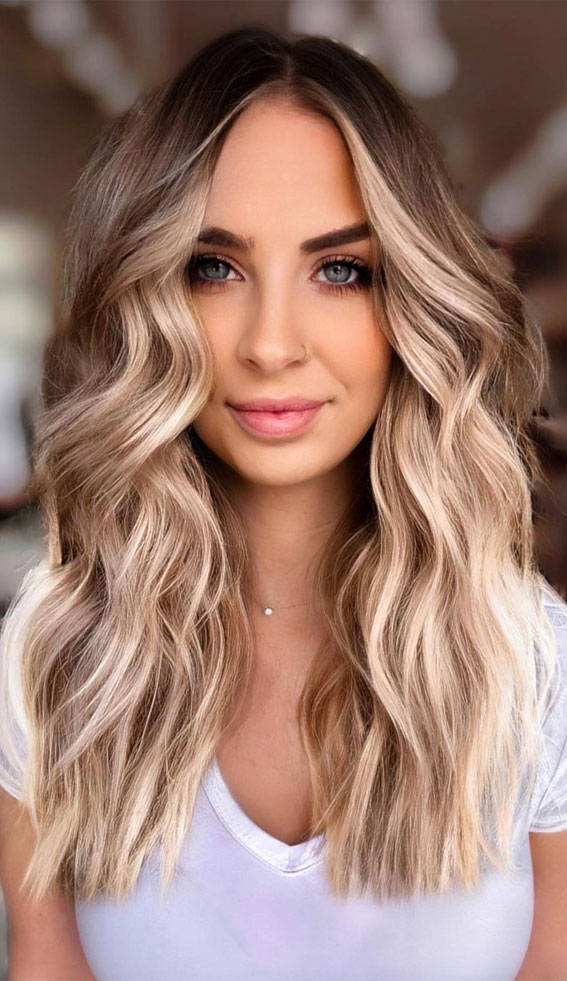 Ash Blonde with Bright Highlights Ash Blonde with Bright Highlights — Winter Hair Colors for Blondes