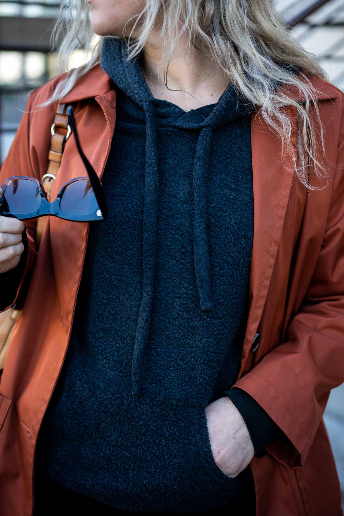 Plaid Blazer and Hoodie: Smart Casual Blend — Hoodie Outfits