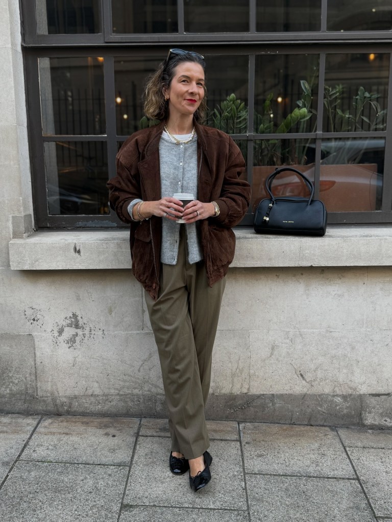 Black Patent Loafers Outfit Idea Black Patent Loafers Outfit Idea — Winter Church Outfits