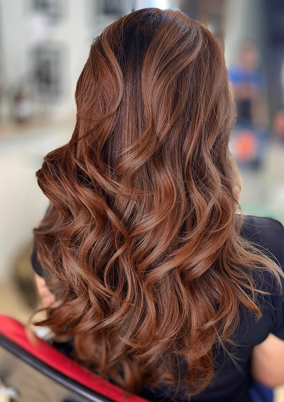 Chestnut Base With Subtle Copper Highlights — Chestnut Brown Hair