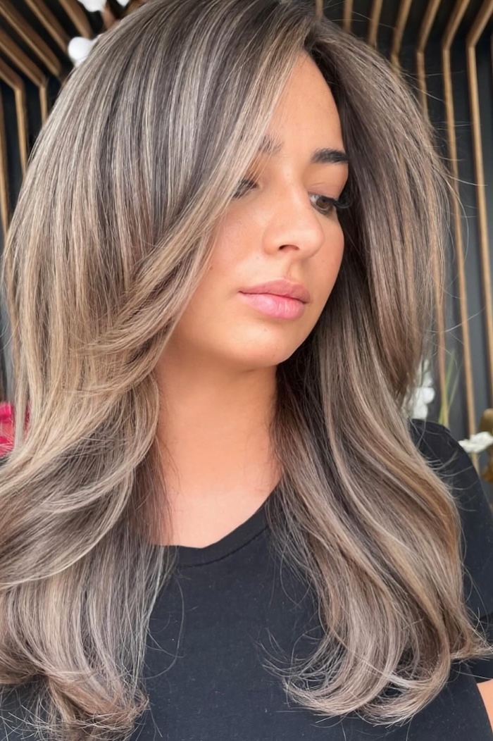 Sophisticated Ash Greige with Cool Undertones — Ash Brown Hair