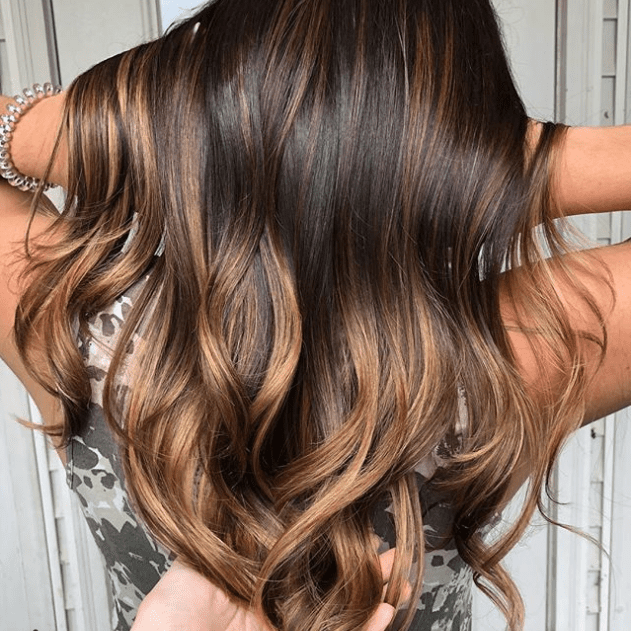 No Bangs Chestnut Brown With Subtle Highlights No Bangs Chestnut Brown With Subtle Highlights — Winter Hair Colors for Brown Eyes
