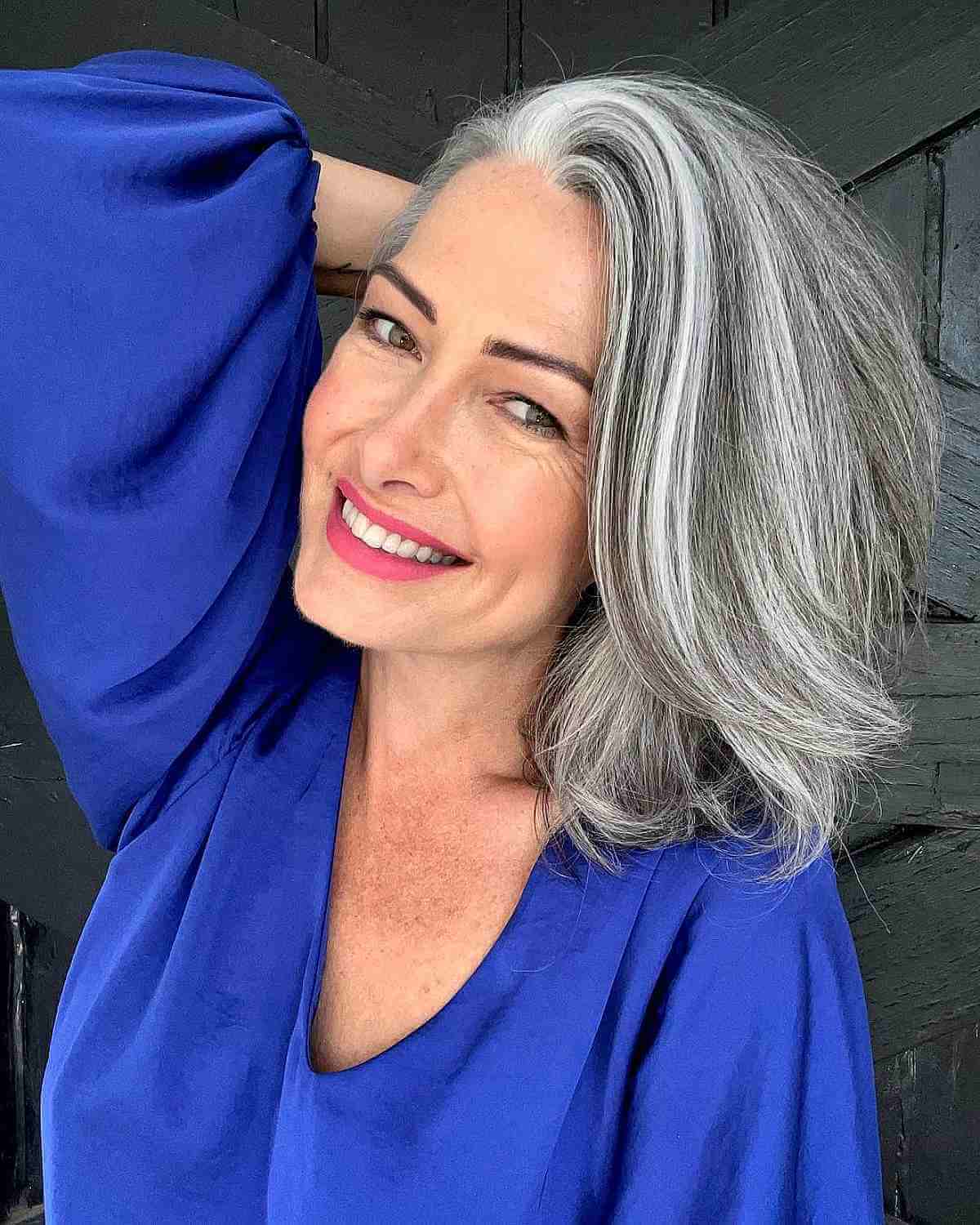 Chin Length Bob With Loose Waves — Winter Haircuts for Women Over 50