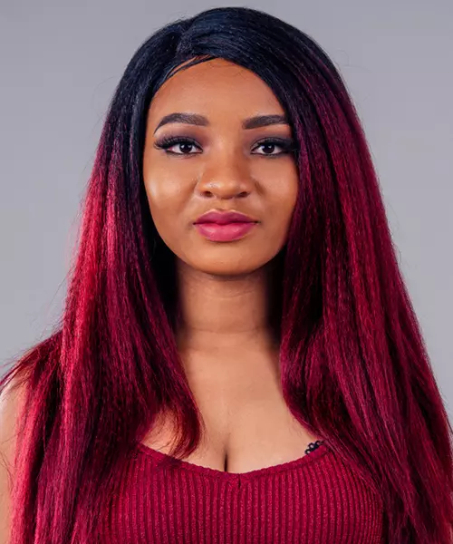 Black to Deep Red Ombre — Winter Hair Colors for Black Women