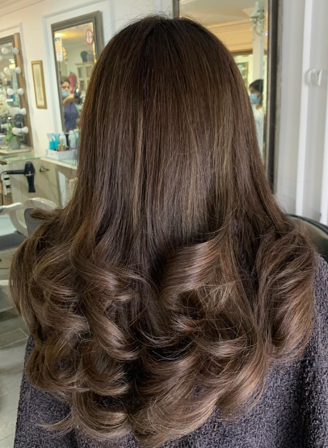 Glossy Espresso Long Waves Glossy Espresso Long Waves — Espresso Brown Hair