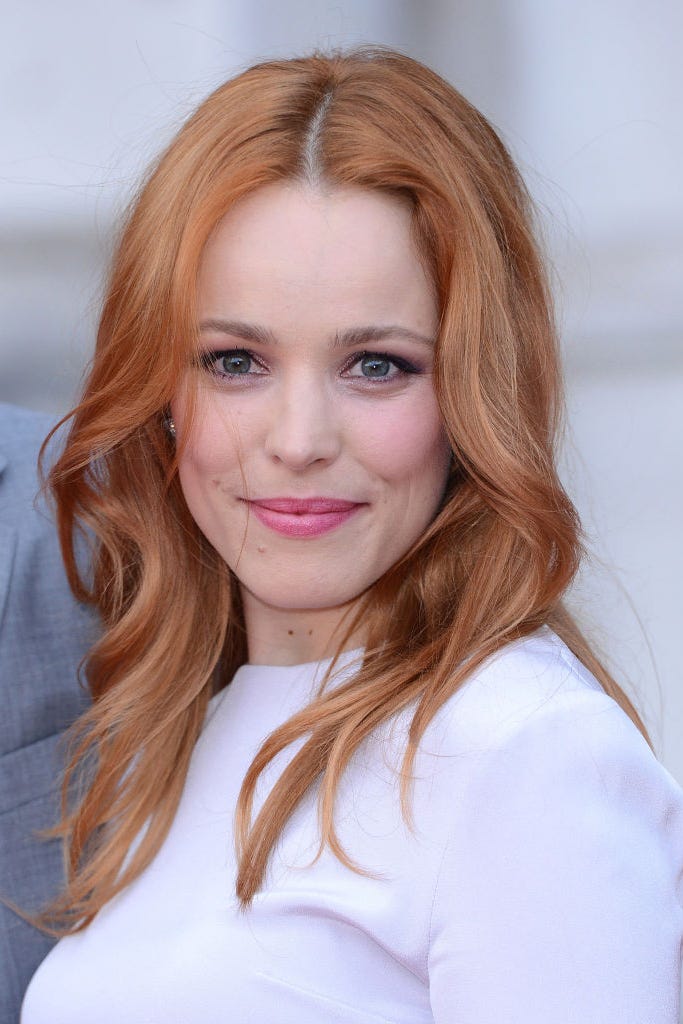 Soft Strawberry Blonde Waves Soft Strawberry Blonde Waves — Winter Hair Colors for Women Over 40